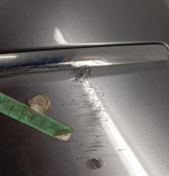 Pare choc arriere RENAULT TWINGO 3 Photo n°3