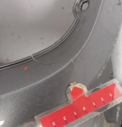 Pare choc arriere RENAULT TWINGO 3 Photo n°4