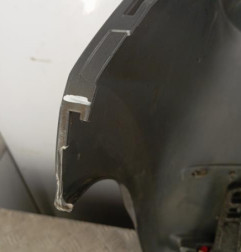 Pare choc arriere RENAULT TWINGO 3 Photo n°9