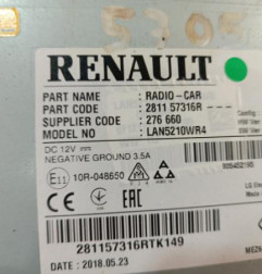 Afficheur RENAULT CLIO 4