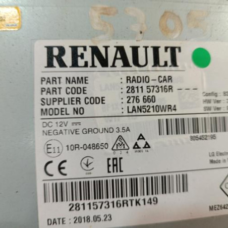 Afficheur RENAULT CLIO 4