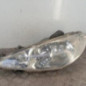 Optique avant principal gauche (feux)(phare) PEUGEOT 206