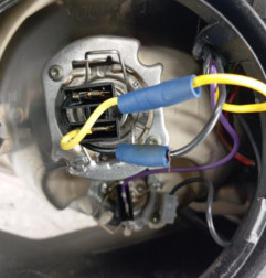 Optique avant principal gauche (feux)(phare) PEUGEOT 307 Photo n°4