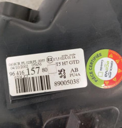 Optique avant principal gauche (feux)(phare) PEUGEOT 307 Photo n°6