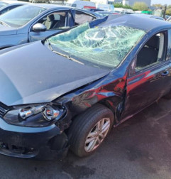 Grille de pare choc VOLKSWAGEN GOLF 6 Photo n°3