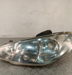 Optique avant principal gauche (feux)(phare) PEUGEOT 206 Photo n°1