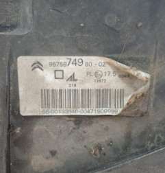 Optique avant principal gauche (feux)(phare) CITROEN C4 PICASSO 2 Photo n°5