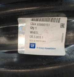 Jante OPEL VIVARO 2 Photo n°5