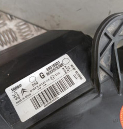 Optique avant principal gauche (feux)(phare) PEUGEOT PARTNER 2 Photo n°3