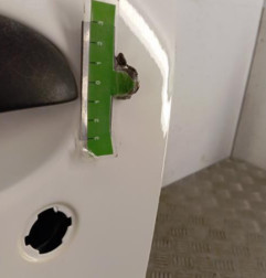 Porte avant gauche PEUGEOT 206+ Photo n°6