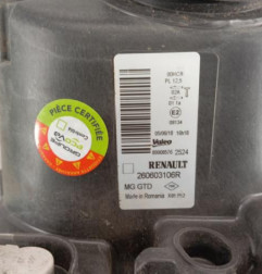 Optique avant principal gauche (feux)(phare) RENAULT CLIO 3 Photo n°5