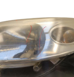 Optique avant principal gauche (feux)(phare) DACIA SANDERO 1