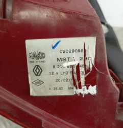 Feu arriere principal droit (feux) RENAULT CLIO 3 Photo n°5