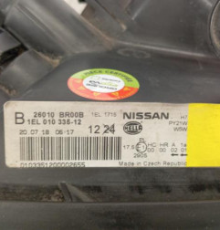 Optique avant principal droit (feux)(phare) NISSAN QASHQAI 1 Photo n°5