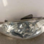 Optique avant principal gauche (feux)(phare) PEUGEOT 206