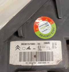 Optique avant principal gauche (feux)(phare) CITROEN XSARA Photo n°5