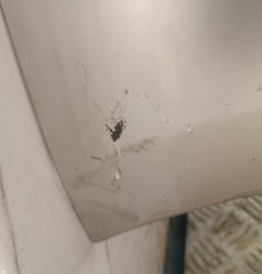 Pare choc arriere TOYOTA YARIS 2 Photo n°4