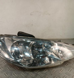 Optique avant principal droit (feux)(phare) PEUGEOT 206 Photo n°1