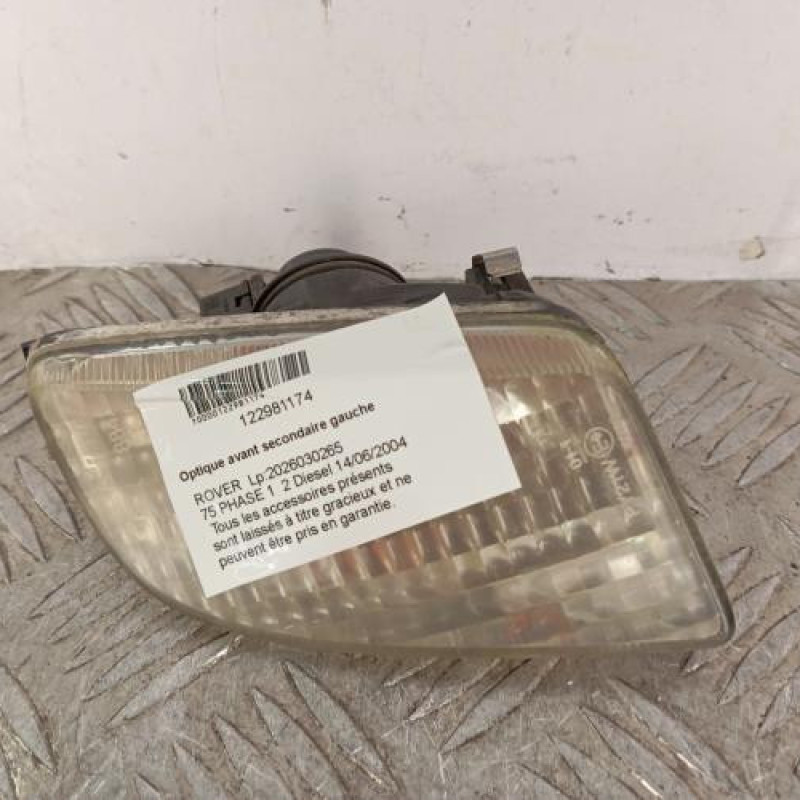 Optique avant secondaire gauche (feux)(clignotant) ROVER 75