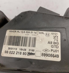 Optique avant principal gauche (feux)(phare) PEUGEOT 208 1 Photo n°8