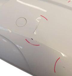 Pare choc arriere OPEL CORSA D Photo n°6