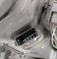 Optique avant principal gauche (feux)(phare) RENAULT MEGANE 2 Photo n°6