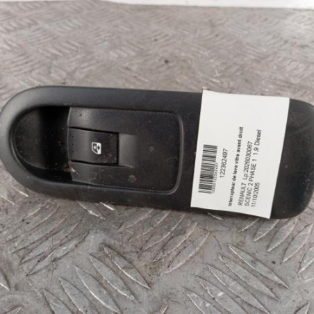Interrupteur de leve vitre avant droit RENAULT SCENIC 2 Photo n°1