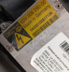 Optique avant principal gauche (feux)(phare) BMW SERIE 5 E60 Photo n°9