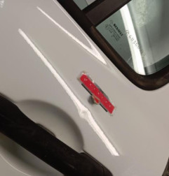 Porte arriere gauche RENAULT CLIO 3 Photo n°3