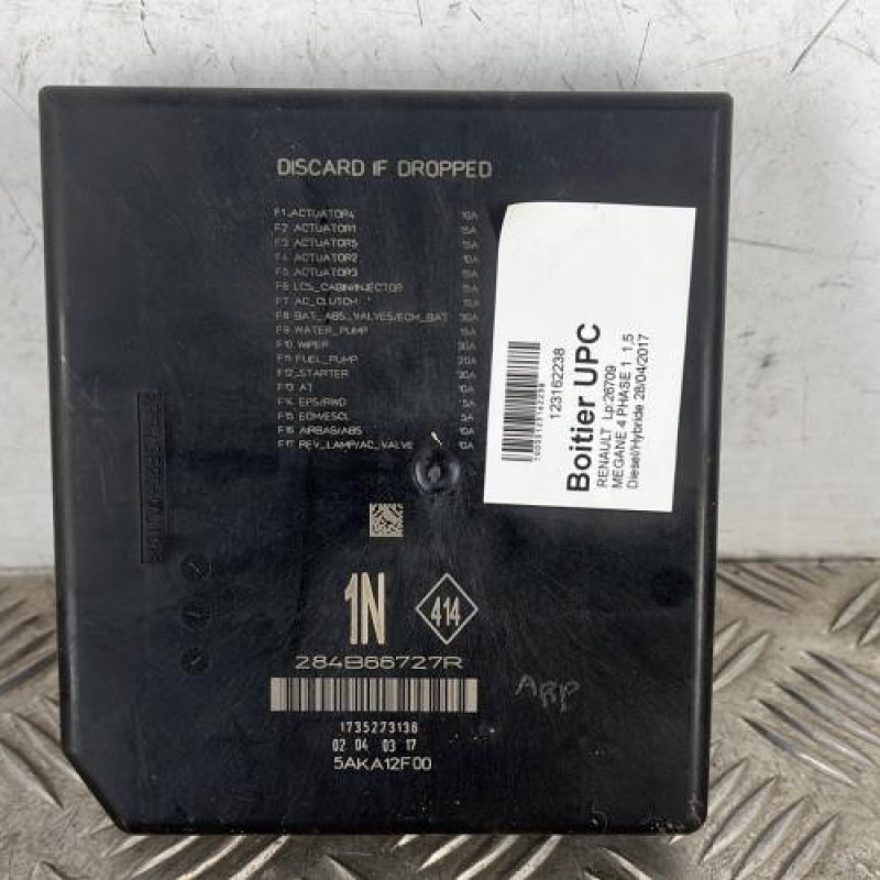 Boitier UPC RENAULT MEGANE 4 Boitier UPC RENAULT MEGANE 4
