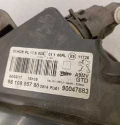 Optique avant principal gauche (feux)(phare) PEUGEOT 208 1 Photo n°8