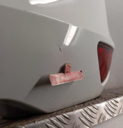 Pare choc arriere RENAULT CLIO 3 Photo n°3