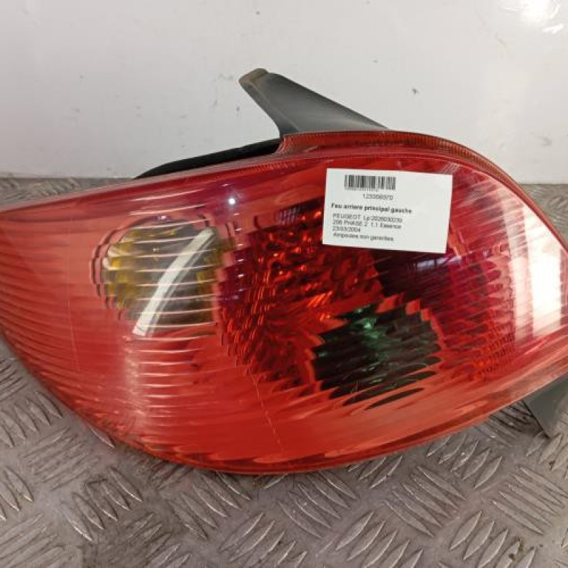 Feu arriere principal gauche (feux) PEUGEOT 206