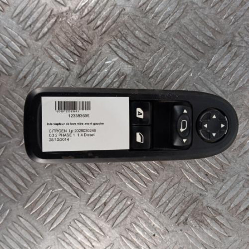 Interrupteur de leve vitre avant gauche CITROEN C3 2