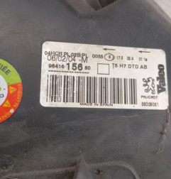 Optique avant principal droit (feux)(phare) PEUGEOT 307 Photo n°4