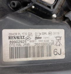 Optique avant principal droit (feux)(phare) RENAULT SCENIC 3 Photo n°6