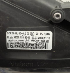 Optique avant principal droit (feux)(phare) CITROEN DS5 Photo n°6