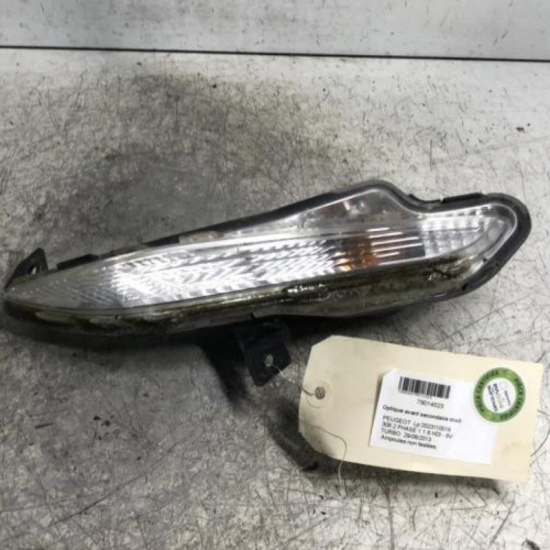 Optique avant secondaire droit (feux)(clignotant) PEUGEOT 308 2