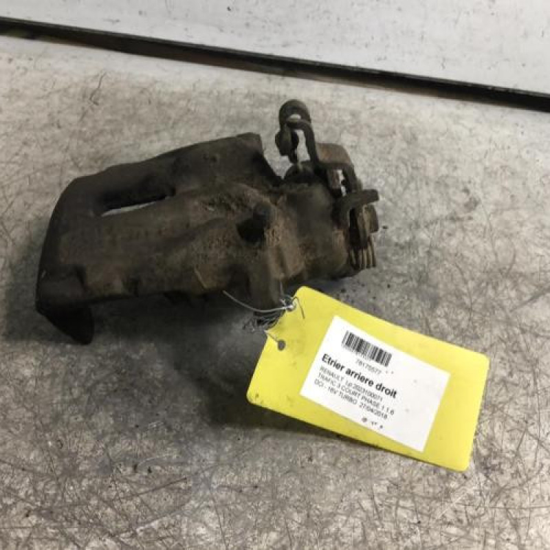 Etrier arriere droit (freinage) RENAULT TRAFIC 3 COURT Etrier arriere droit (freinage) RENAULT TRAFIC 3 COURT