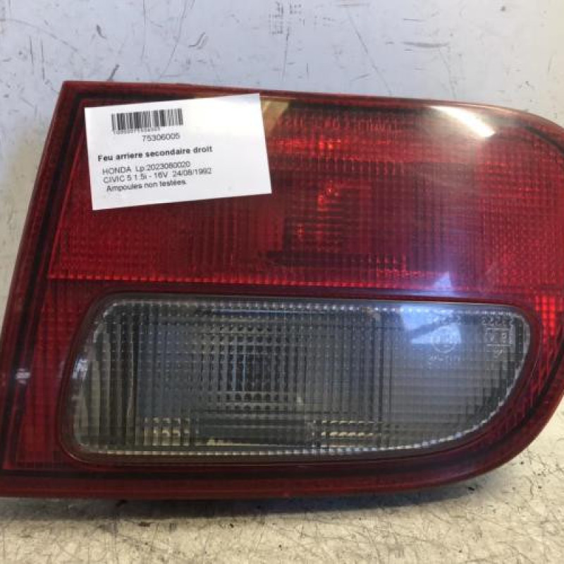 Feu arriere secondaire droit (feux) HONDA CIVIC 5
