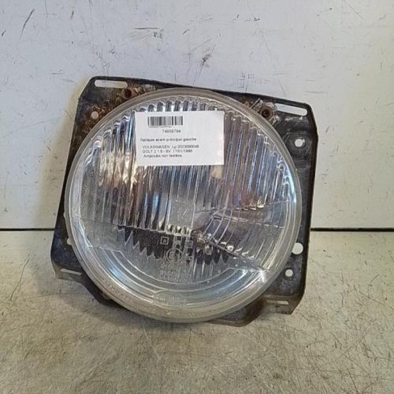 Optique avant principal gauche (feux)(phare) VOLKSWAGEN GOLF 2