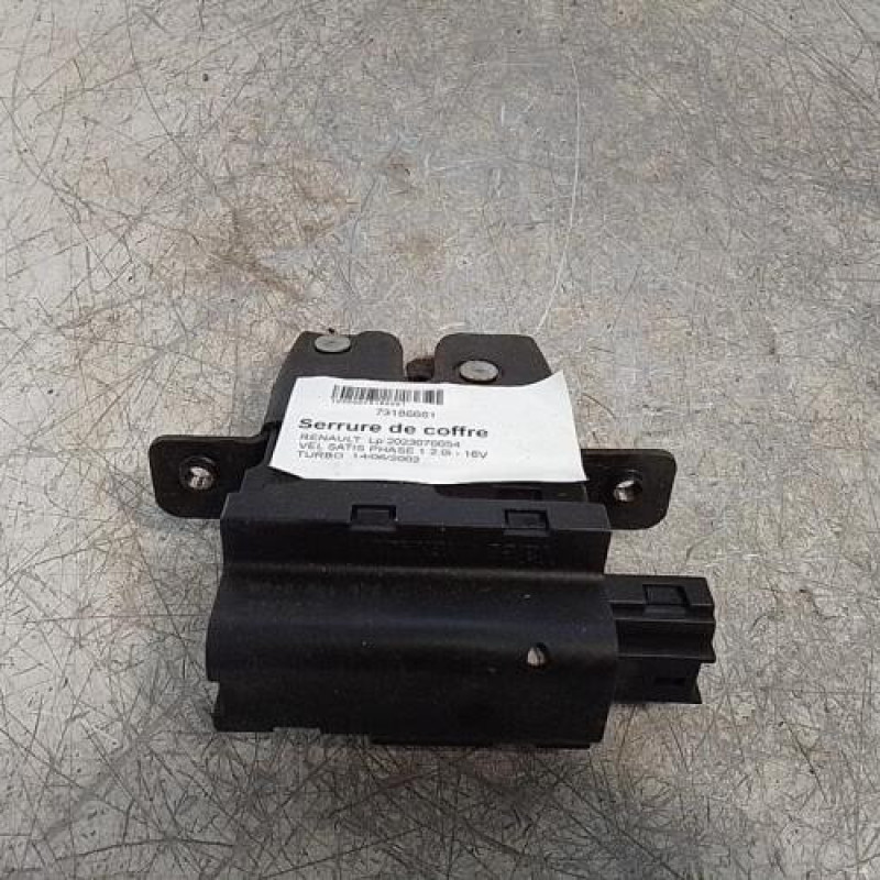 Serrure de coffre RENAULT VEL SATIS Serrure de coffre RENAULT VEL SATIS