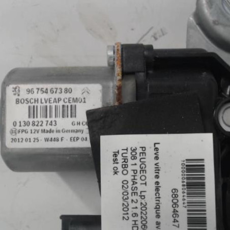 Leve vitre electrique avant droit PEUGEOT 308 1