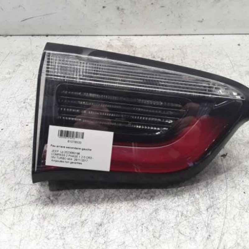 Feu arriere secondaire gauche (feux) JEEP COMPASS 2 Feu arriere secondaire gauche (feux) JEEP COMPASS 2