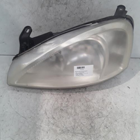 Optique avant principal gauche (feux)(phare) OPEL CORSA C Photo n°1