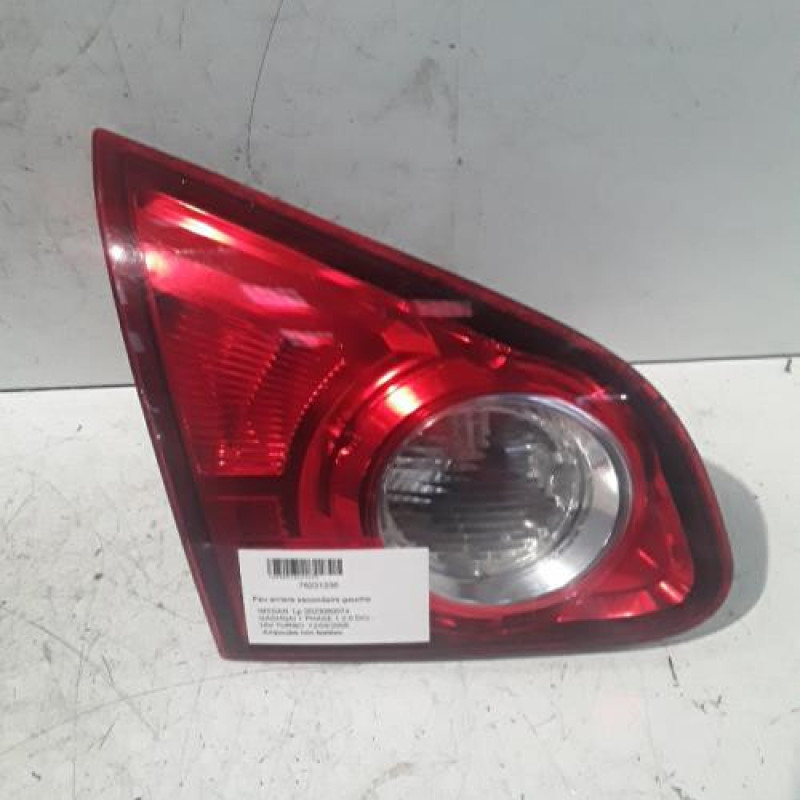 Feu arriere secondaire gauche (feux) NISSAN QASHQAI 1 Feu arriere secondaire gauche (feux) NISSAN QASHQAI 1