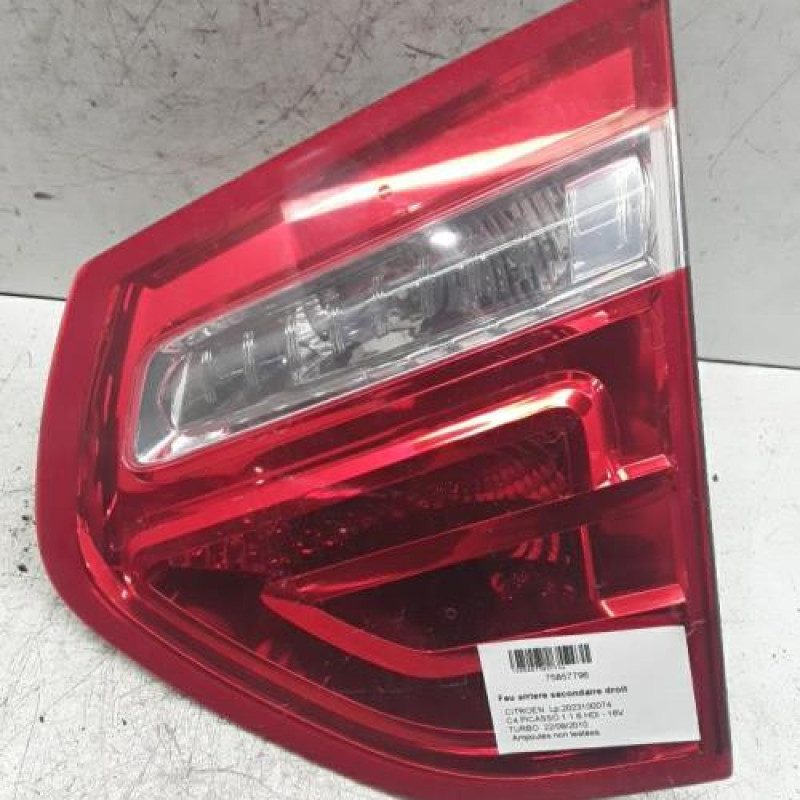 Feu arriere secondaire droit (feux) CITROEN C4 PICASSO 1