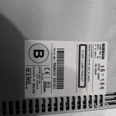 Autoradio d'origine NISSAN QASHQAI 1