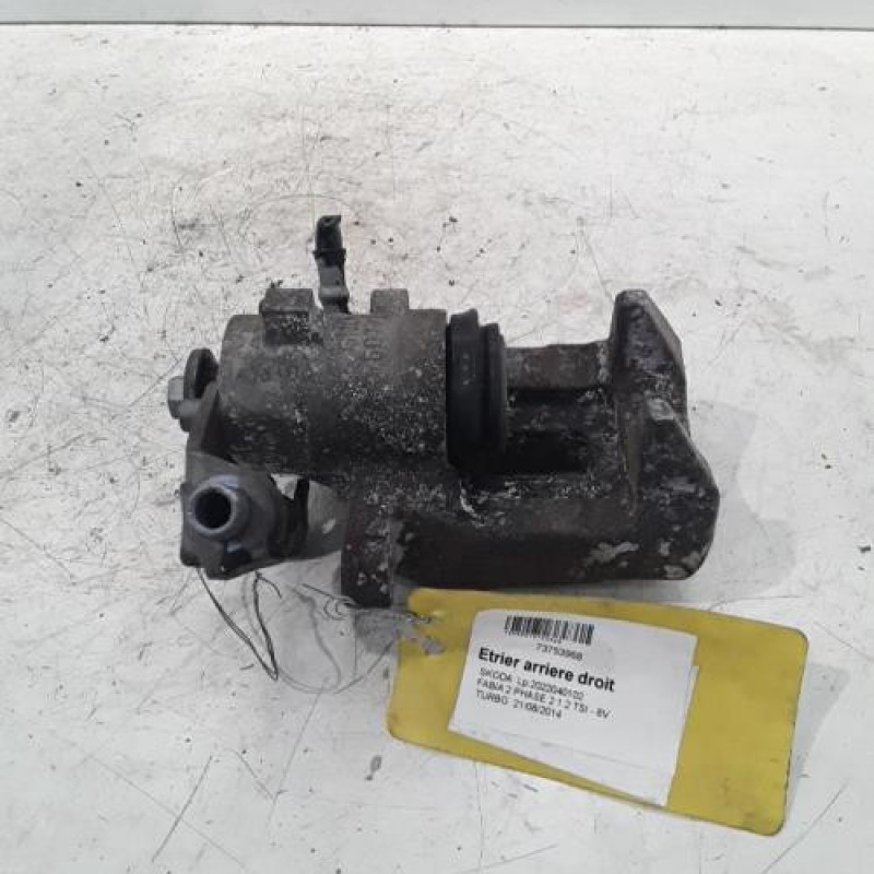 Etrier arriere droit (freinage) SKODA FABIA 2 Etrier arriere droit (freinage) SKODA FABIA 2