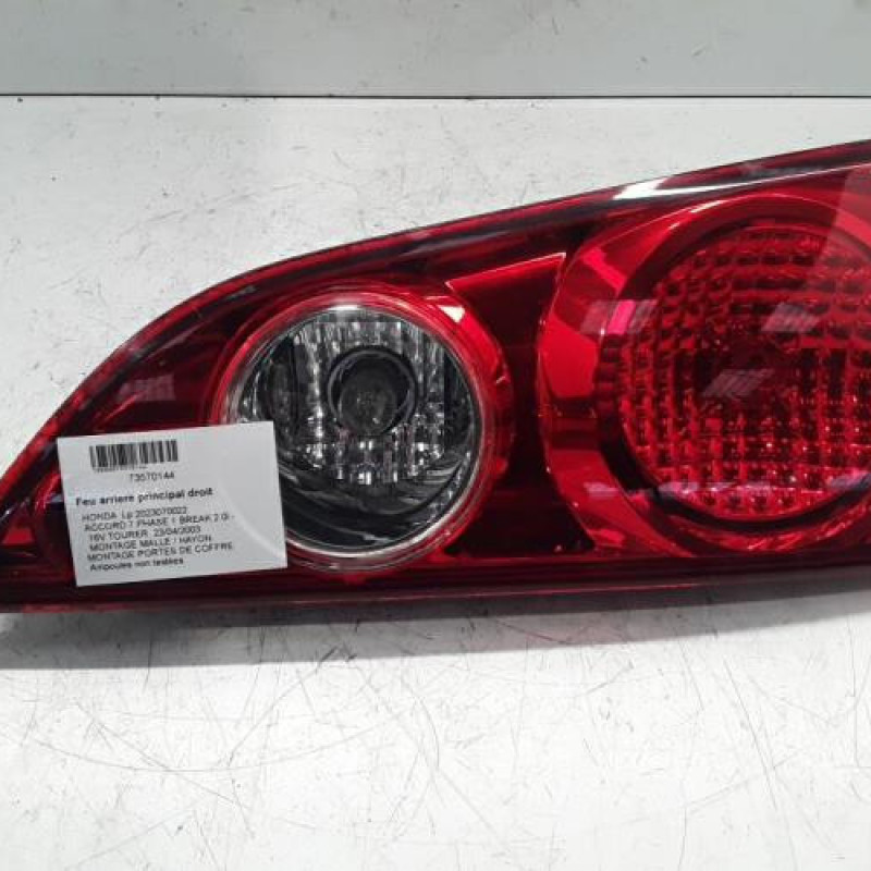 Feu arriere principal droit (feux) HONDA ACCORD 7 Feu arriere principal droit (feux) HONDA ACCORD 7
